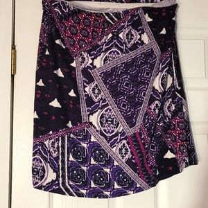 Purple pattern Skirt